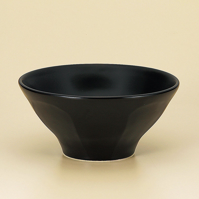 山万 71020-180 黒釉7.0削り高台丼 1個（ご注文単位1個）【直送品】