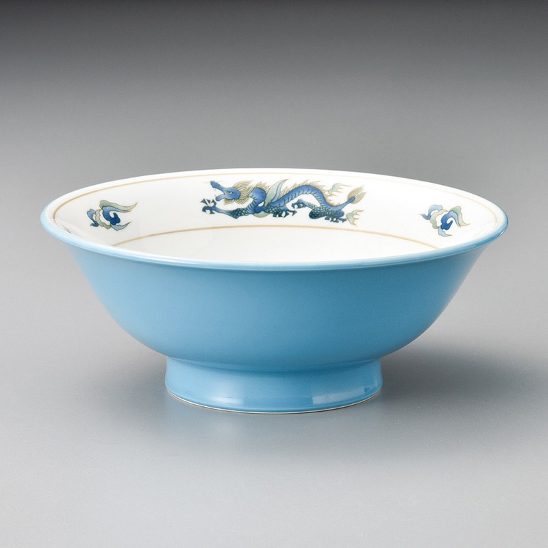山万 71015-100 トルコ三ッ竜6.5反高台丼 1個（ご注文単位1個）【直送品】