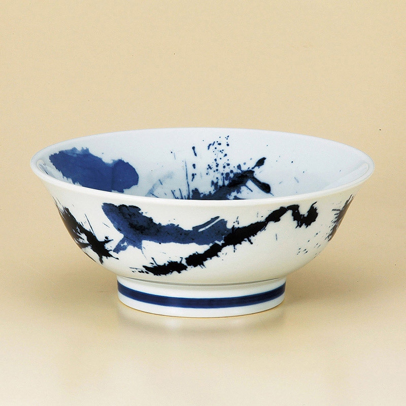山万 71408-180 筆ちらし6.8高台丼 1個（ご注文単位1個）【直送品】