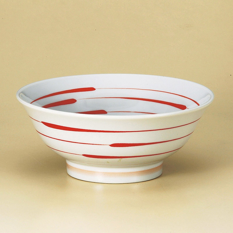 山万 71410-180 紅三線6.8高台丼 1個（ご注文単位1個）【直送品】