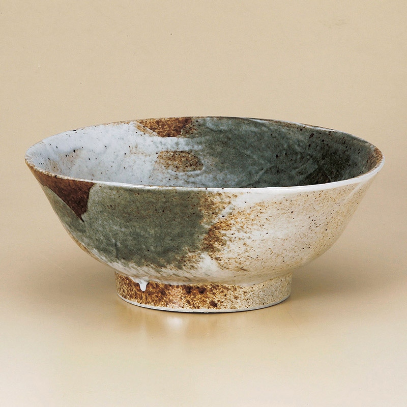 山万 71428-170 雪志野6.8高台丼 1個（ご注文単位1個）【直送品】