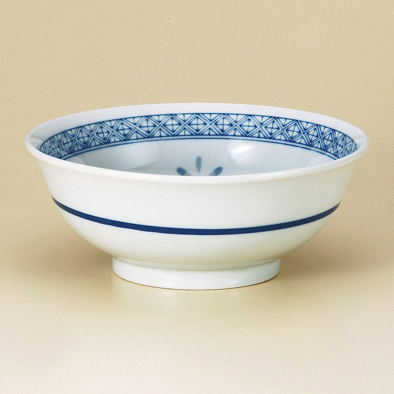 山万 71504-450 見込牡丹ラーメン鉢 1個（ご注文単位1個）【直送品】