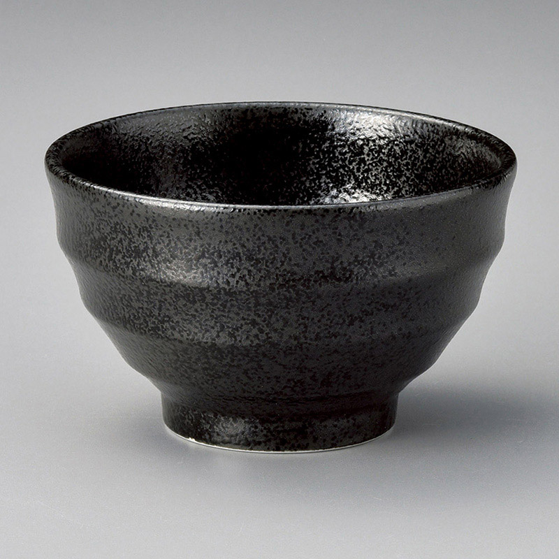 山万 71829-180 黒千段4.3多用碗 1個（ご注文単位1個）【直送品】