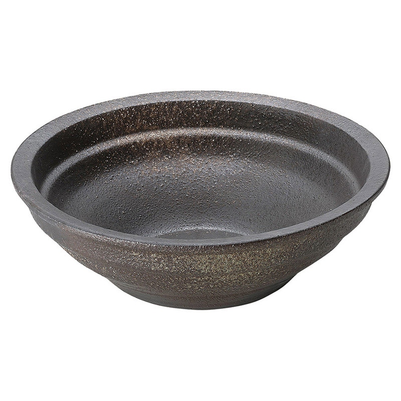 山万 79715-660 16号窯変反型水鉢 1個（ご注文単位1個）【直送品】