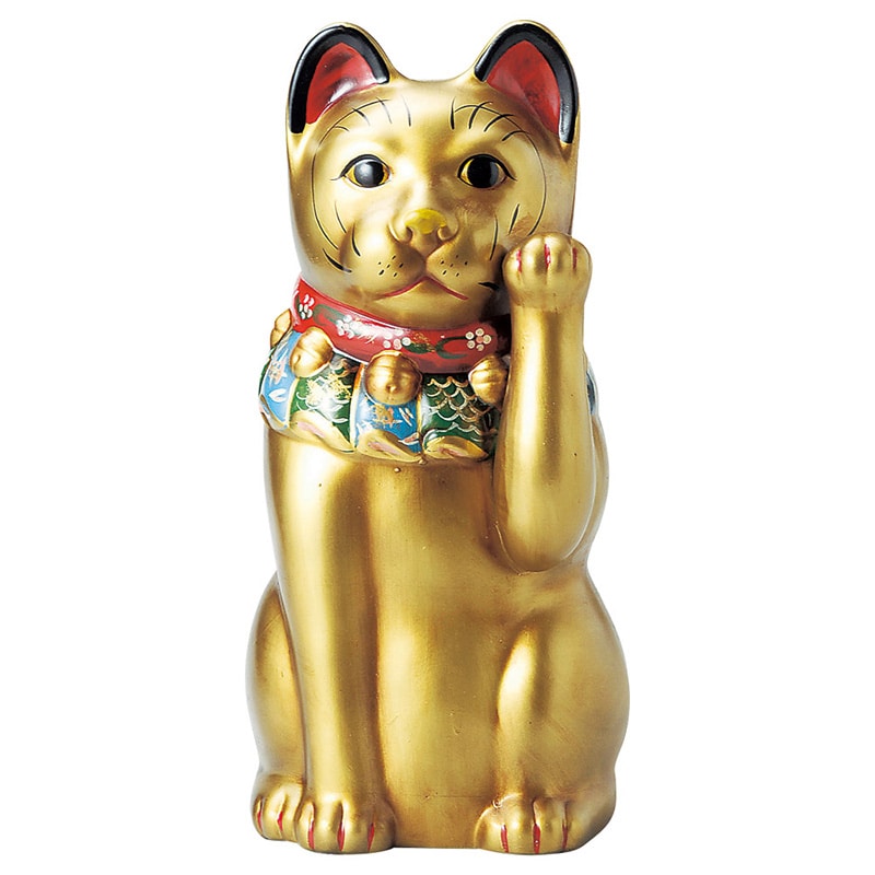 山万 80302-570 古色大正猫12号(金) 1個（ご注文単位1個）【直送品】