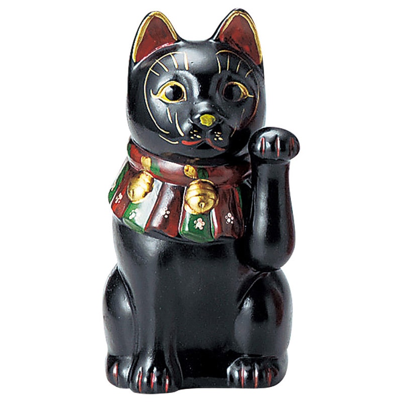 山万 80316-570 古色大正猫小(黒) 1個（ご注文単位1個）【直送品】