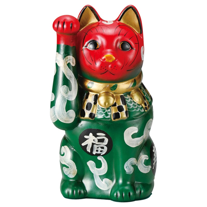 山万 80216-570 カブキ猫福字唐草(小・右) 1個（ご注文単位1個）【直送品】