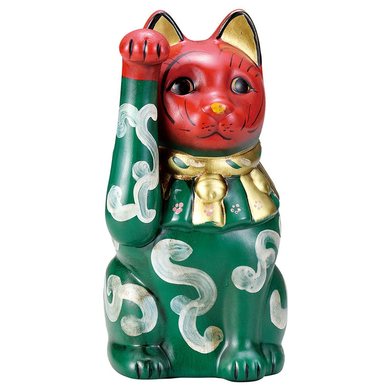 山万 80221-570 古色唐草大正猫(小)(左) 1個（ご注文単位1個）【直送品】