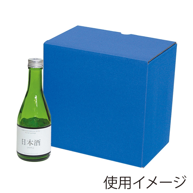 ヤマニパッケージ 300ml6本仕切一体式箱 K-916 100枚/箱(ご注文単位1箱)【直送品】