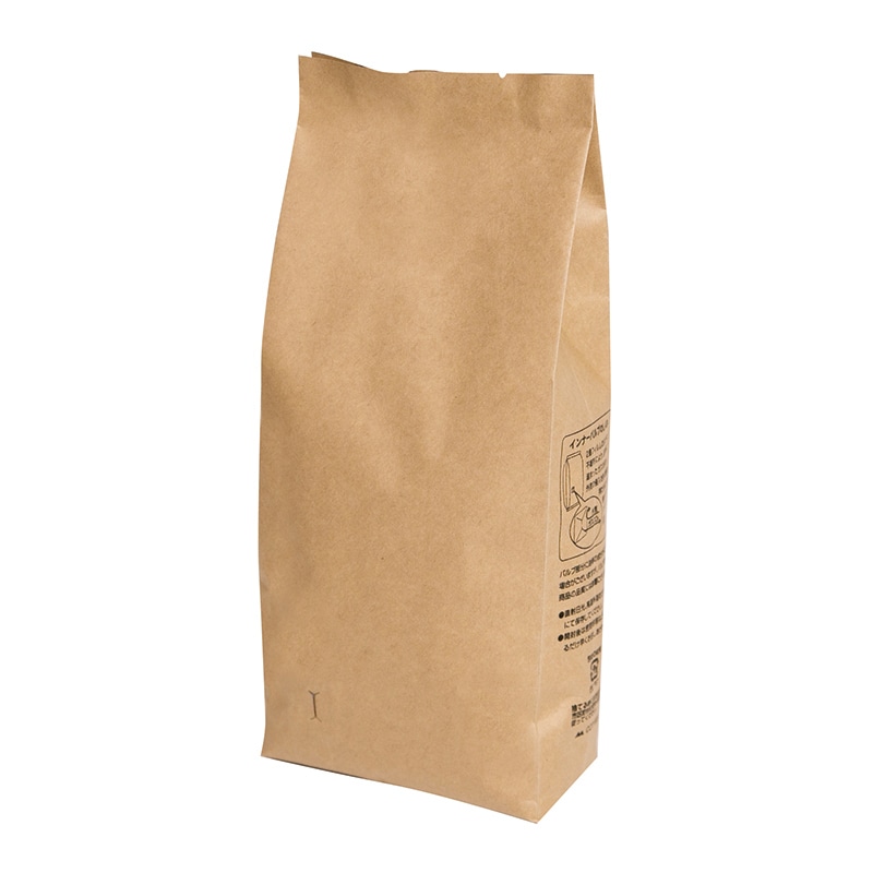 ヤマニパッケージ ガゼット袋 500g　インナーバルブ付 COT-905　茶クラフト 100枚/束（ご注文単位10束）【直送品】