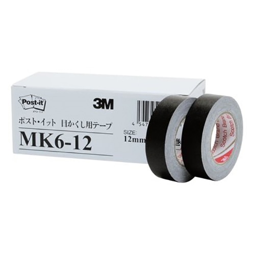 MK6-12 ポストイット 目かくしテープ 6巻入 1箱 (ご注文単位1箱)【直送品】