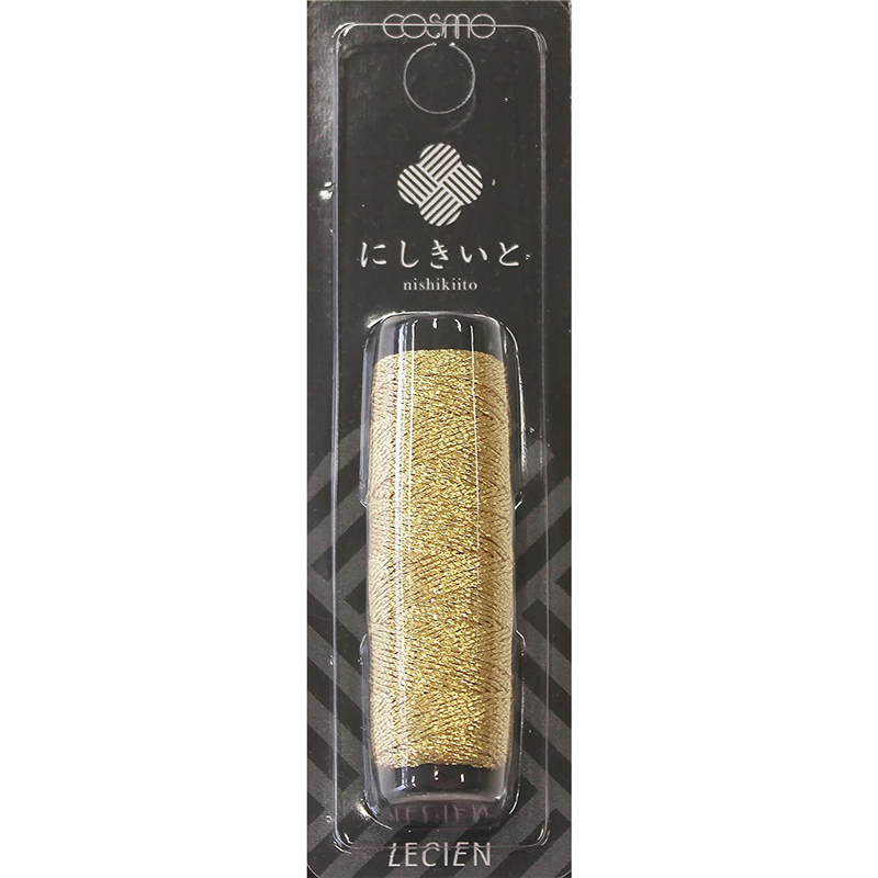LECIEN (ルシアン) にしきいと ラメ刺しゅう糸 20ｍ巻 col.21 白金 はくきん 1個（ご注文単位1個）【直送品】