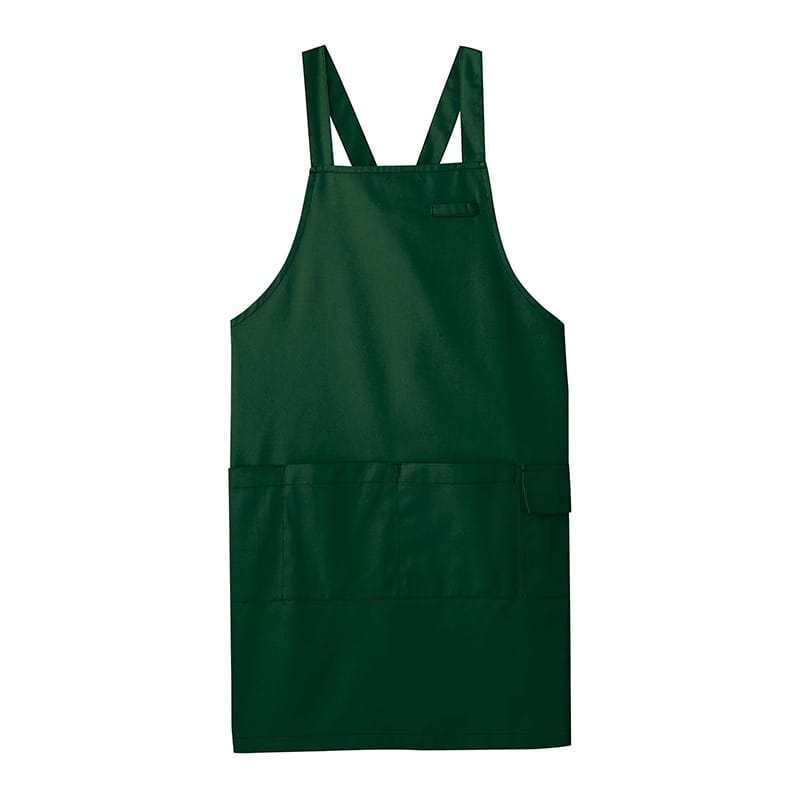 カーシーカシマ エプロン 男女共用 M ダークグリーン CAE005 1枚（ご注文単位1枚）【直送品】