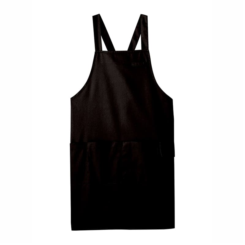 カーシーカシマ エプロン 男女共用 M ブラック CAE005 1枚(ご注文単位1枚)【直送品】