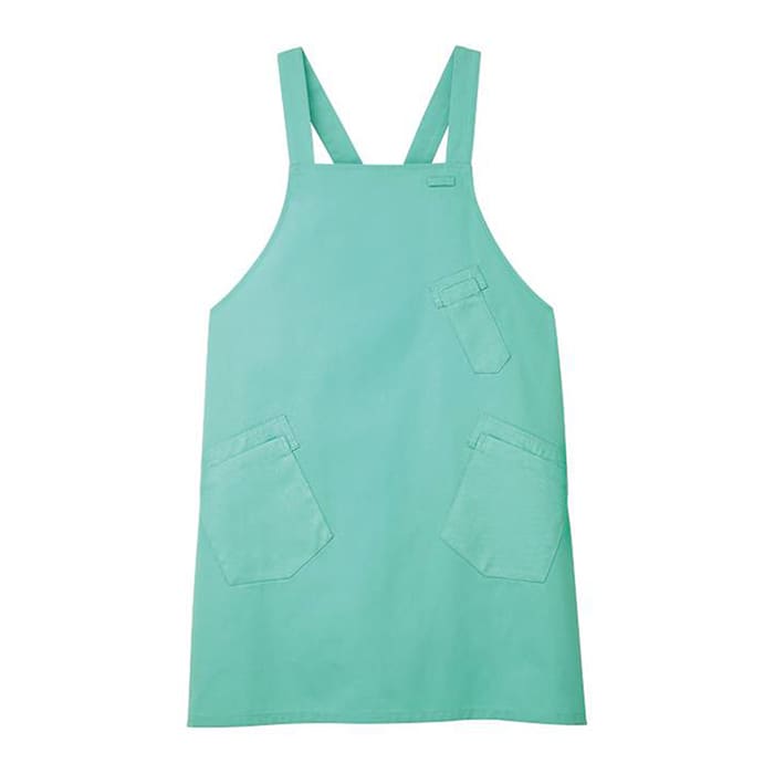 カーシーカシマ エプロン 男女共用 M サックス CAE057 1枚（ご注文単位1枚）【直送品】