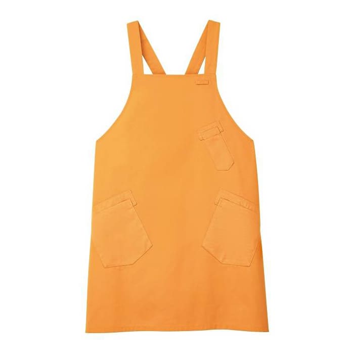 カーシーカシマ エプロン 男女共用 M オレンジ CAE057 1枚（ご注文単位1枚）【直送品】