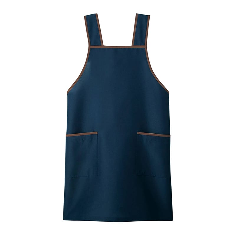 カーシーカシマ エプロン 男女共用 F ネイビー CAE116 1枚（ご注文単位1枚）【直送品】