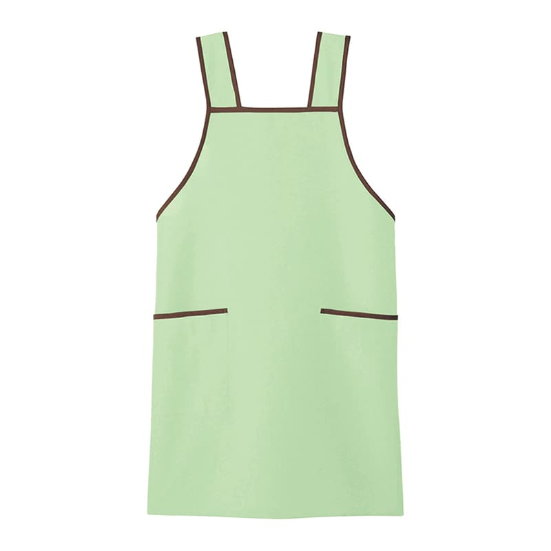 カーシーカシマ エプロン 男女共用 3L グリーン CAE116 1枚（ご注文単位1枚）【直送品】