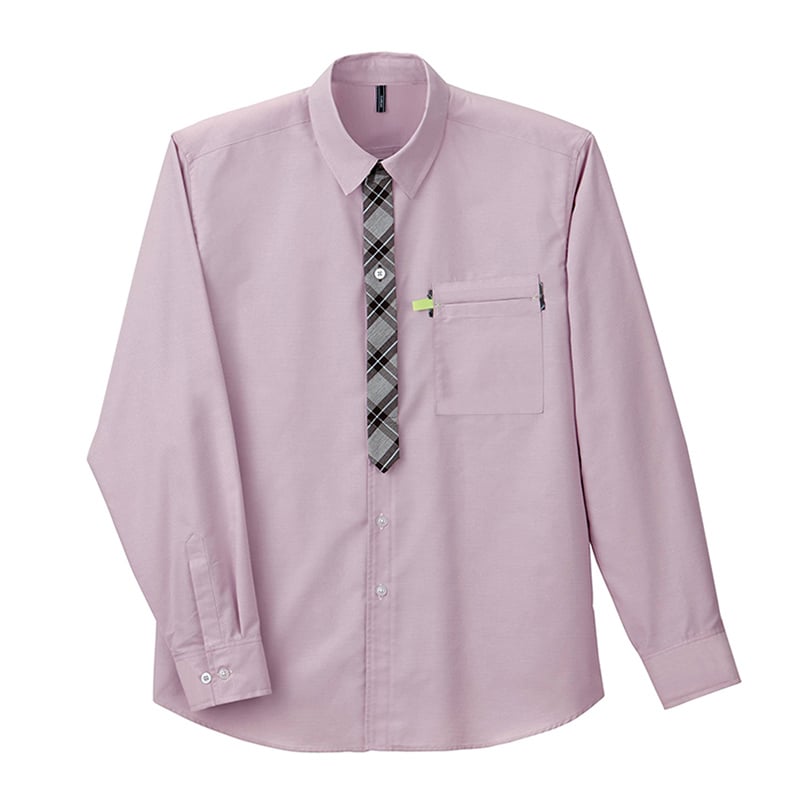 カーシーカシマ 長袖シャツ 男女共用 LL ピンク CWY123 1枚（ご注文単位1枚）【直送品】
