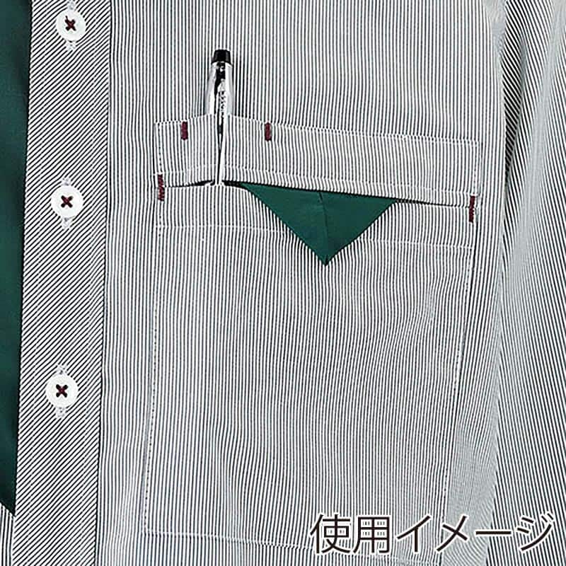 カーシーカシマ ストレッチ半袖シャツ 男女共用 4L グレー CSY204 1枚(ご注文単位1枚)【直送品】