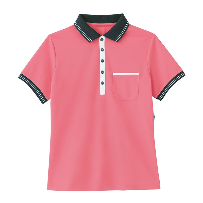 カーシーカシマ ポロシャツ 男女共用 LL チェリーピンク HM2179 1枚（ご注文単位1枚）【直送品】