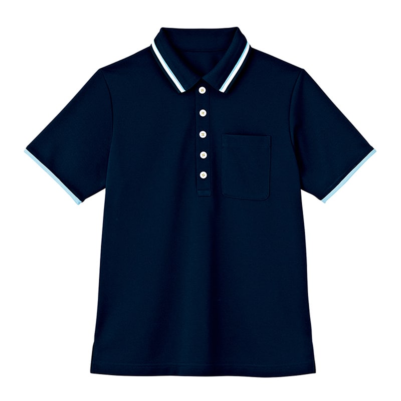 カーシーカシマ 半袖ポロシャツ 男女共用 4L 星空 HM2439 1枚（ご注文単位1枚）【直送品】