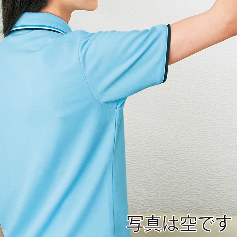 カーシーカシマ 半袖ポロシャツ 男女共用 4L 草原 HM2439 1枚（ご注文単位1枚）【直送品】