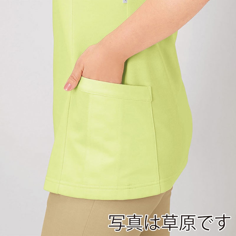 カーシーカシマ 半袖プルオーバー 男女共用 M 大地 HM2449-3 1個(ご注文単位1個)【直送品】