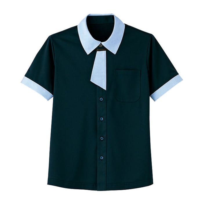 カーシーカシマ 半袖ニットシャツ 男女共用 3L 夜空 HM2629 1枚（ご注文単位1枚）【直送品】