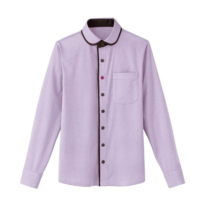 カーシーカシマ 長袖ニットシャツ 男女共用 L ぶどう畑 HM2658 1枚（ご注文単位1枚）【直送品】