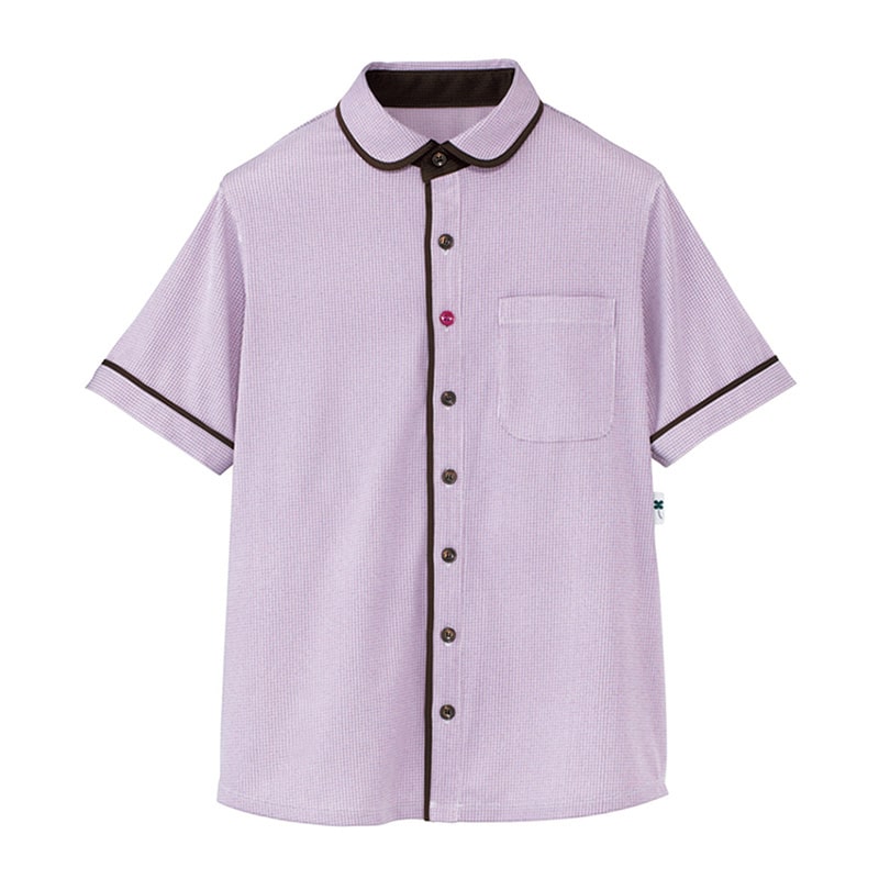 カーシーカシマ 半袖ニットシャツ 男女共用 SS ブドウ畑 HM2659 1枚（ご注文単位1枚）【直送品】