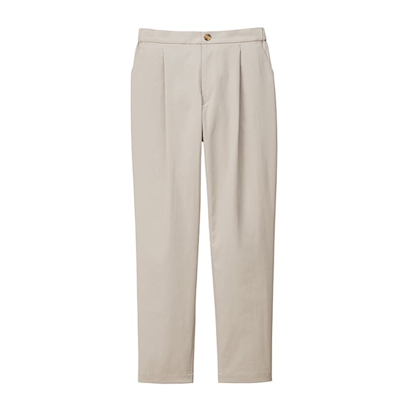 カーシーカシマ テーパードパンツ 男女共用 M ウッドベージュ HAK009 1枚(ご注文単位1枚)【直送品】
