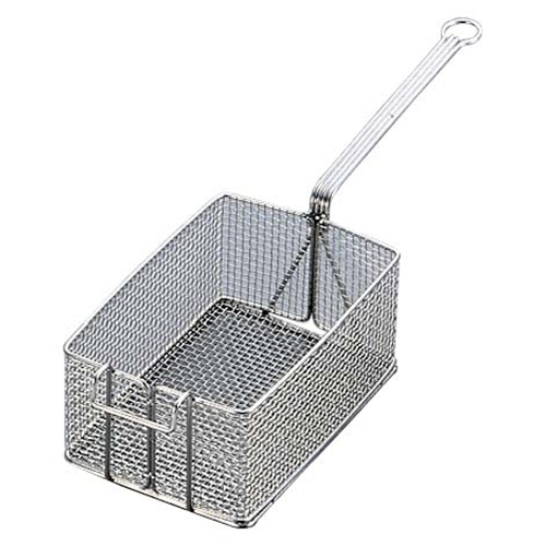 EBM 鉄 ポテトフライヤー(クロームメッキ) 大(幅180) 1個(ご注文単位1個)【直送品】
