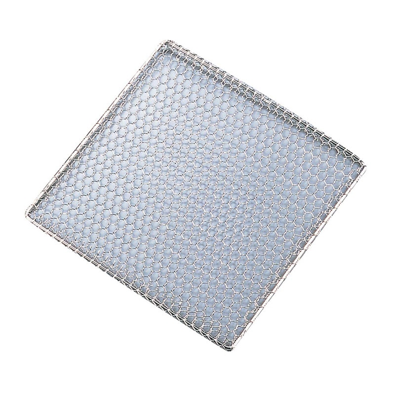 EBM　18-8　角型亀甲　焼アミ　30cm   1個（ご注文単位1個）【直送品】