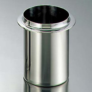 EBM　18-8　そばタンポ ツバ付（φ200×H300）  1個（ご注文単位1個）【直送品】