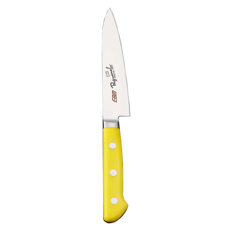 EBM抗菌スペシャル・イノックスペティーナイフ12cmイエロー　1個（ご注文単位1個）【直送品】