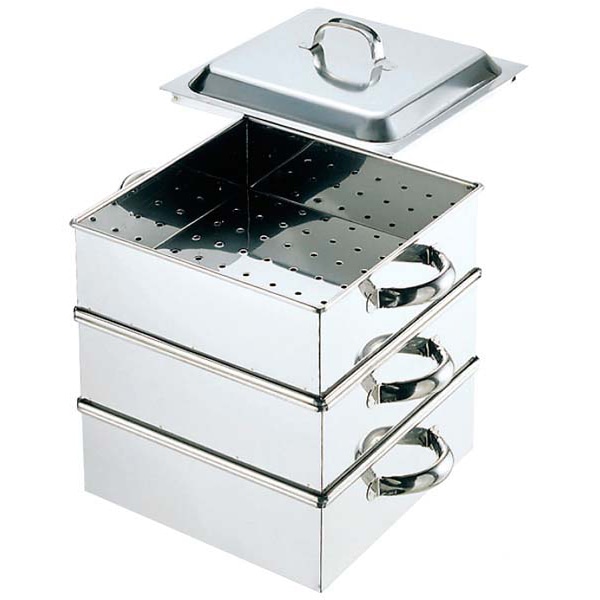 EBM　業務用　電磁角蒸器（レギュラータイプ） 30cm　2段  1個（ご注文単位1個）【直送品】