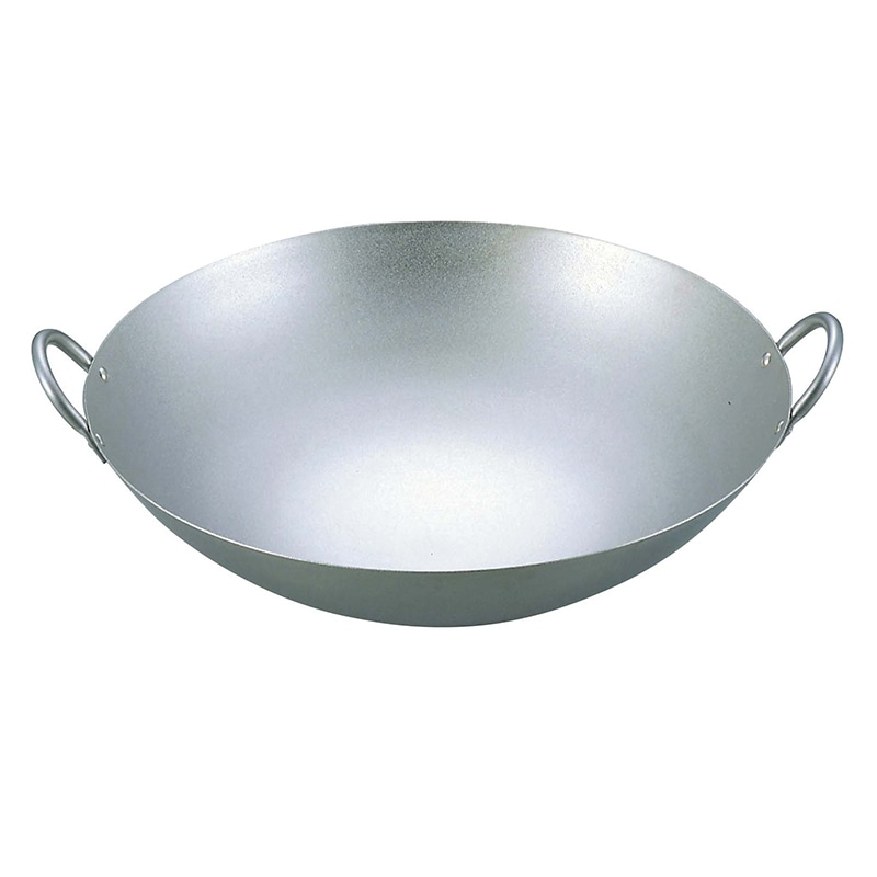 EBM 純チタン 超軽量 中華両手鍋 30cm 1個(ご注文単位1個)【直送品】