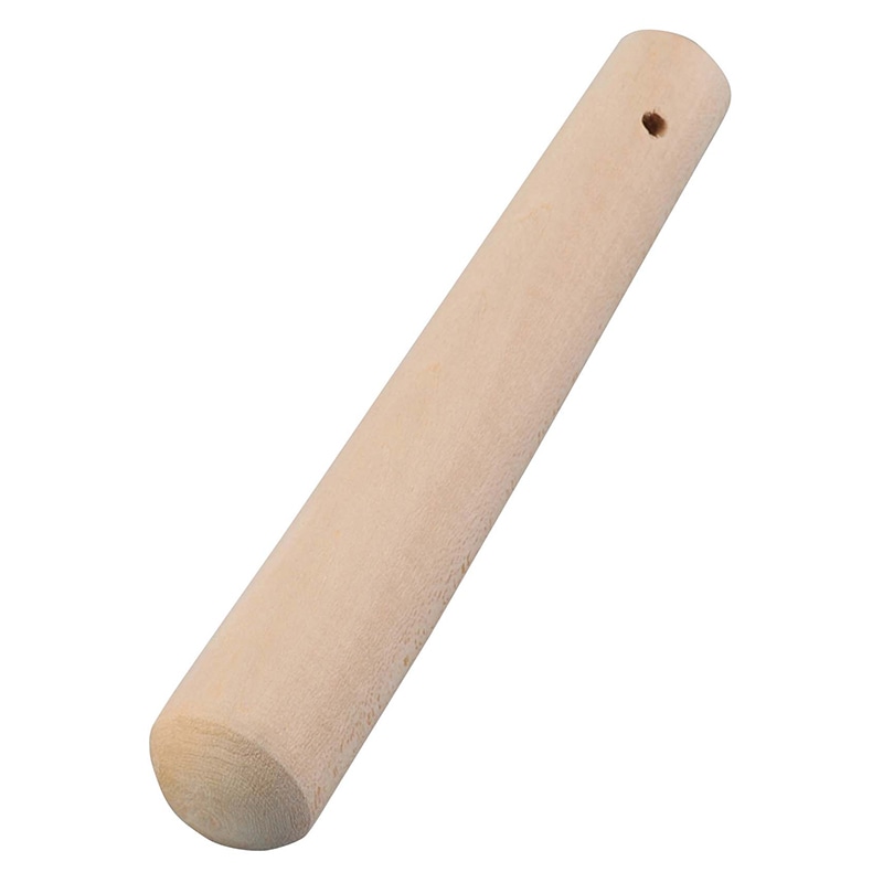 EBM シナ材 当り棒(すりこぎ棒)12cm 1個(ご注文単位1個)【直送品】