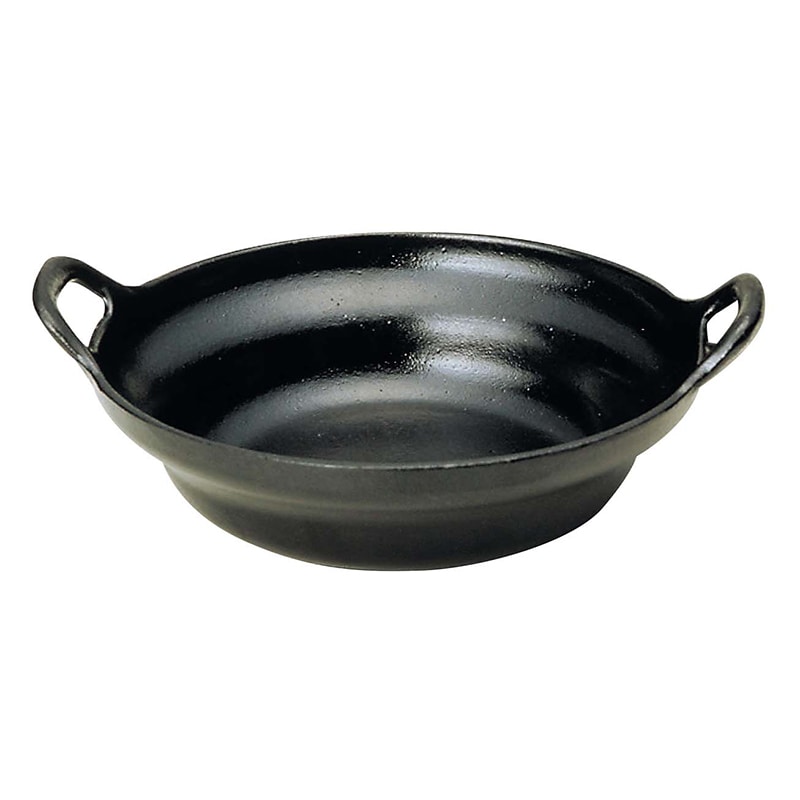 アルミ もつ鍋 黒 21cm 1個(ご注文単位1個)【直送品】