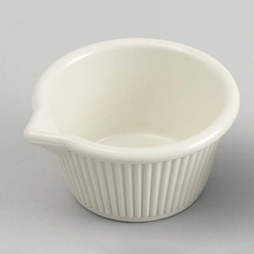 ジェスナー 口付ラメキン(メラミン)0388A ボーン 4oz 1個(ご注文単位1個)【直送品】