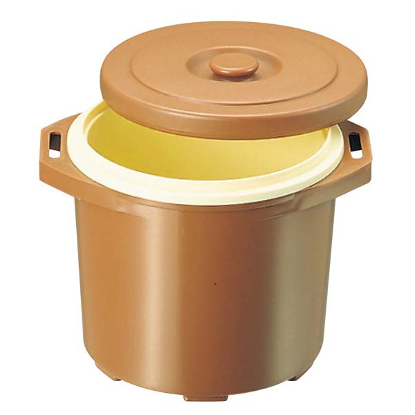 プラスチック　保温食缶　ごはん用 DF-R1　大　D／B  1個（ご注文単位1個）【直送品】