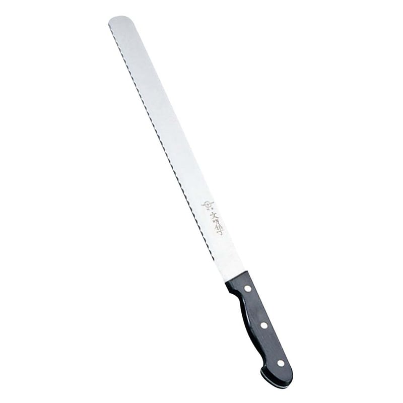 文明銀丁パン切ナイフ(モリブデン鋼)35cm 1個(ご注文単位1個)【直送品】