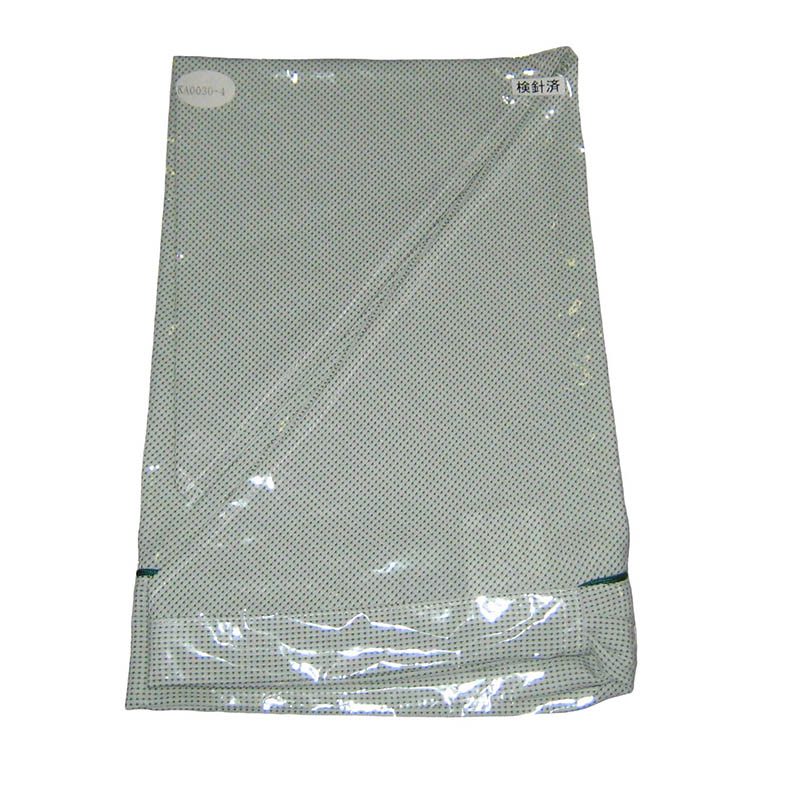 三角巾 フリー KA0030-4(白×緑) 1個(ご注文単位1個)【直送品】