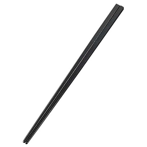 リサイクル箸 プレーン 25cm 黒 1個(ご注文単位1個)【直送品】