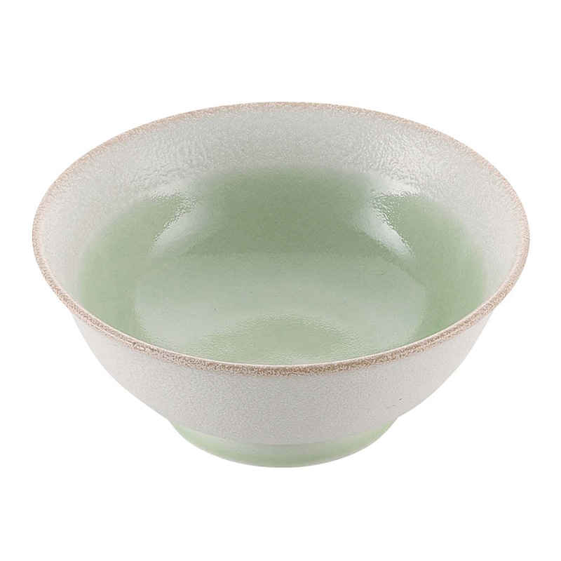 磁器 中華食器 釉彩若草 高台丼 6.5寸 1個(ご注文単位1個)【直送品】