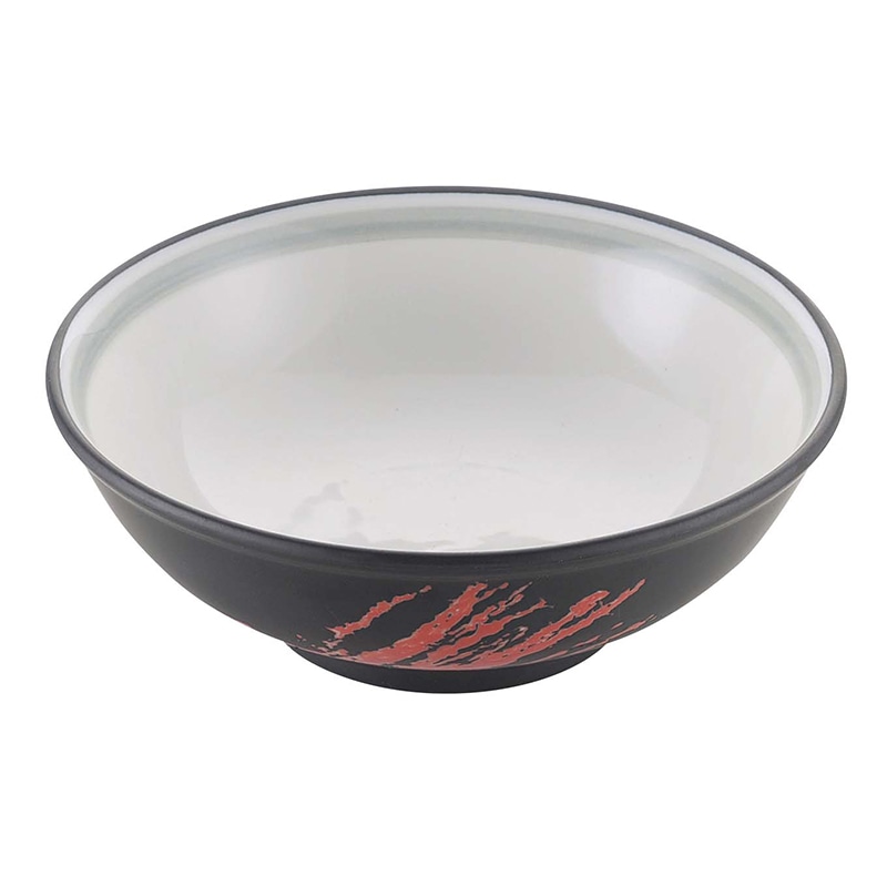 磁器 中華食器 黒釉筆流し 玉渕丼 7寸 1個(ご注文単位1個)【直送品】