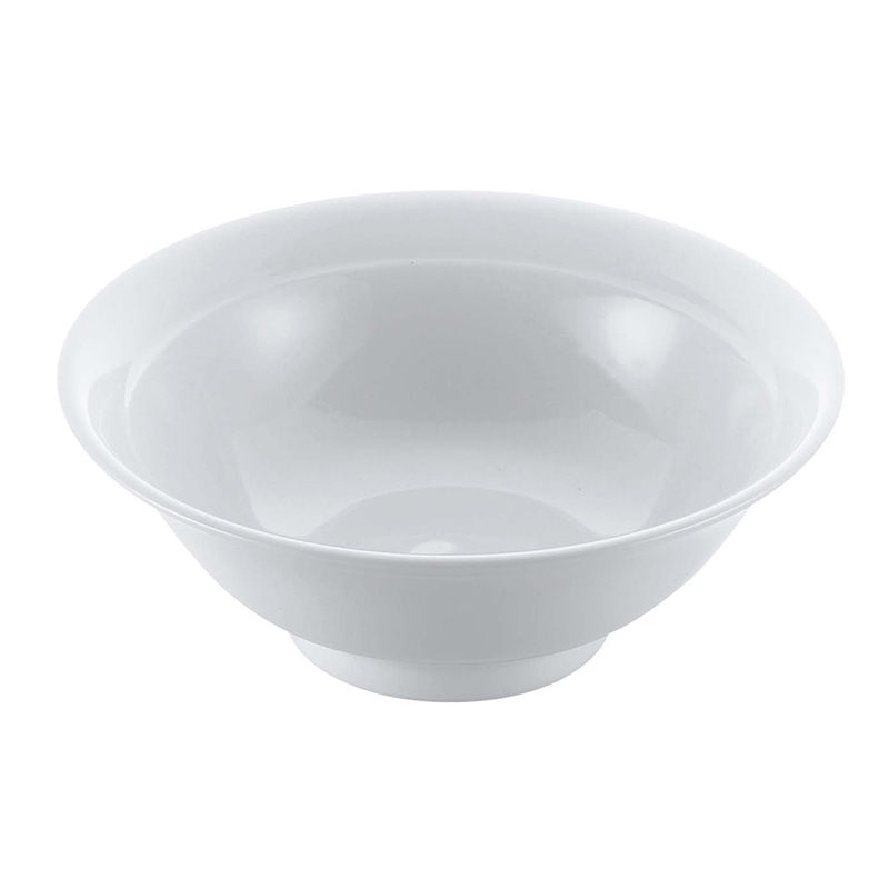 磁器 中華食器 白リム 高台丼 7寸 1個(ご注文単位1個)【直送品】