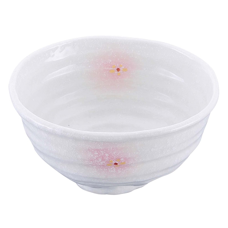 和食器コレクション ピンク白吹小花 丼 5.5寸 1個(ご注文単位1個)【直送品】