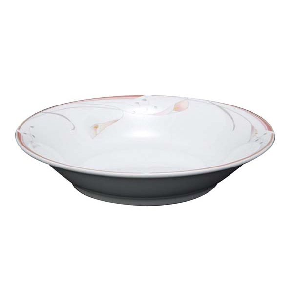 フラワーピンク 14cm フルーツプレート OFM01-210 1個(ご注文単位1個)【直送品】